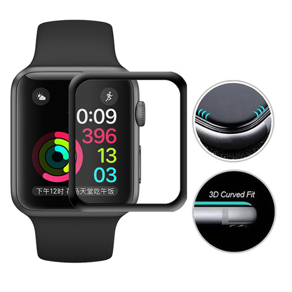 APPLE Watch 4 / 5 series 40mm -  ΑΘΡΑΥΣΤΟ ΤΖΑΜΙ TEMPERED GLASS BLACK