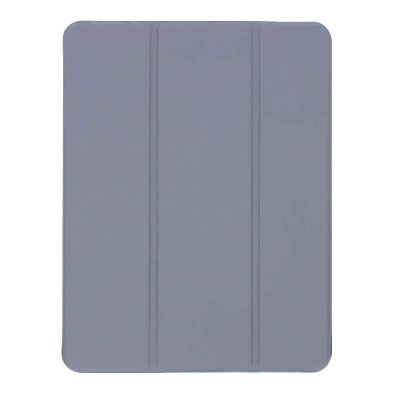 APPLE iPad Air 4 2020 10.9" - Triple Folding Leather Case with TPU Pen Slot Dark Blue