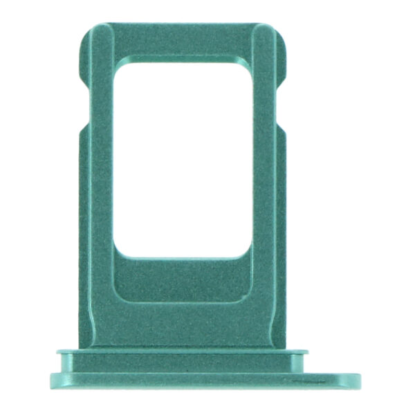 APPLE iPhone 11 - SIM Card Tray With Waterproof Ring Rubber Green Original