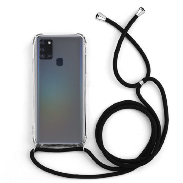 APPLE iPhone 11 - ΘΗΚΗ ΣΙΛΙΚΟΝΗΣ CROSS SHOLDER ΔΙΑΦΑΝΗ