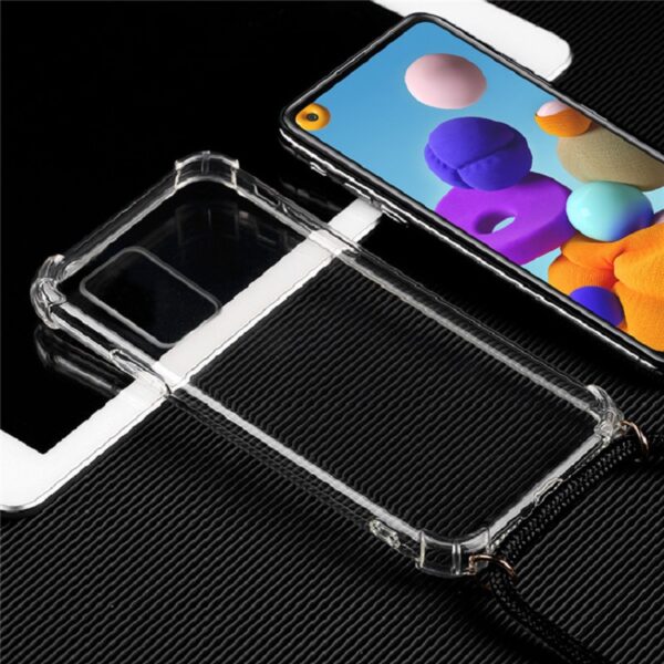 APPLE iPhone 11 - ΘΗΚΗ ΣΙΛΙΚΟΝΗΣ CROSS SHOLDER ΔΙΑΦΑΝΗ