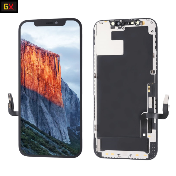 APPLE iPhone 12 / 12 Pro - LCD GX HARD OLED + Touch Black High Quality