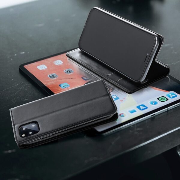 APPLE iPhone 13 Pro Max - ΘΗΚΗ BOOK STYLE LEATHER ΜΑΓΝΗΤΙΚΗ ΜΑΥΡΗ
