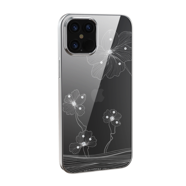 APPLE iPhone 13 Pro - ΘΗΚΗ DEVIA Crystal Flora Series Case Silver