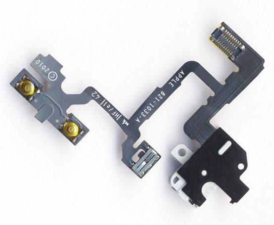 APPLE iPhone 4 - Audio Jack Flex Cable white Original