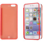 APPLE iPhone 4/4S - ΘΗΚΗ MEGA VIEW BOOK STYLE ΜΕ ΠΑΡΑΘΥΡΟ, ΚΟΚΚΙΝΗ