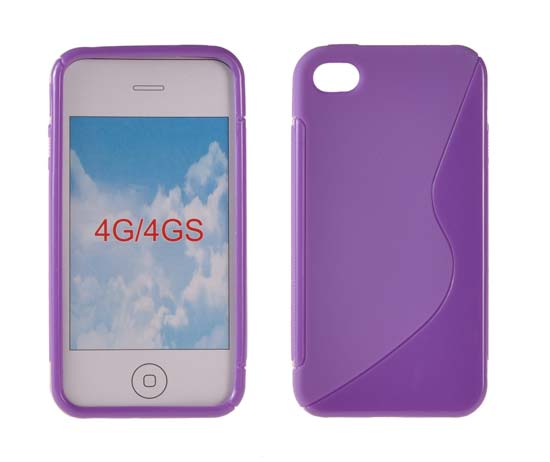 APPLE iPhone 4/4S - ΘΗΚΗ ΣΙΛΙΚΟΝΗΣ S-CASE ΜΩΒ