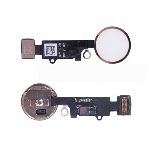 APPLE iPhone 7/7 Plus/8/8 Plus - Home Button with return function Flex Rose Gold High Quality