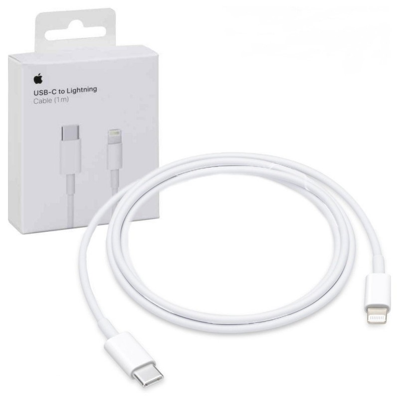 APPLE iPhone - ORIGINAL DATA CABLE USB 2.0 USB-C male - Lightning White 1m, Blister