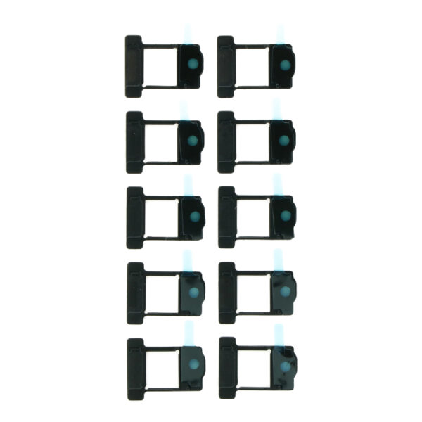 APPLE iPhone XR - Anti-dust mesh and frame for Battery Door Microphone 10pcs White Original