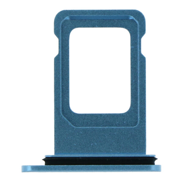 APPLE iPhone XR - SIM Card Tray With Waterproof Ring Rubber Blue Original