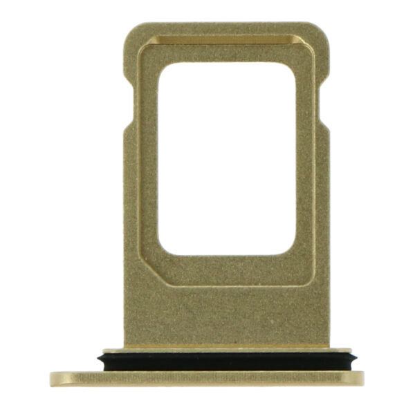 APPLE iPhone XR - SIM Card Tray With Waterproof Ring Rubber Yellow Original