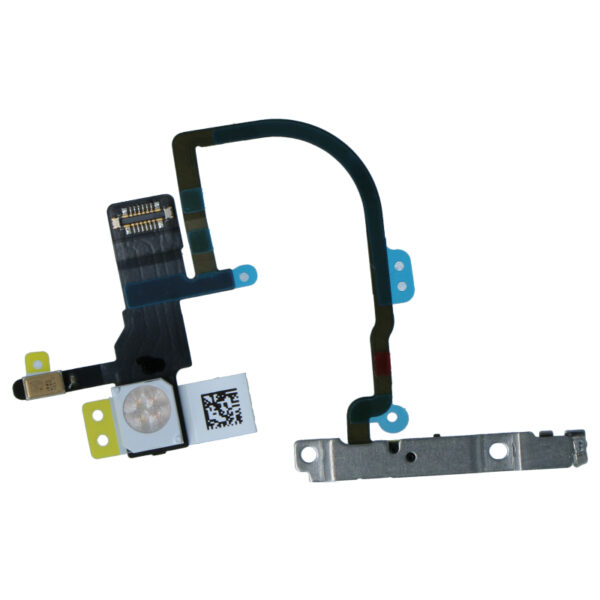 APPLE iPhone XS - Power Button Flex Cable + Metal Bracket OEM