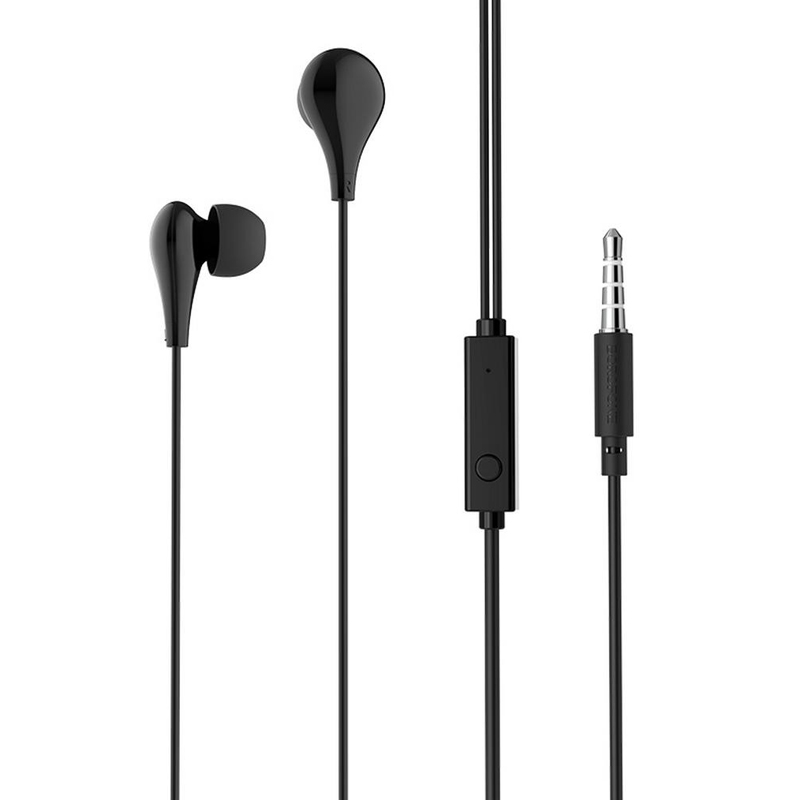 BOROFONE - BM24 MILO STEREO WIRED EARPHONES HANDS FREE WITH MICROPHONE BLACK