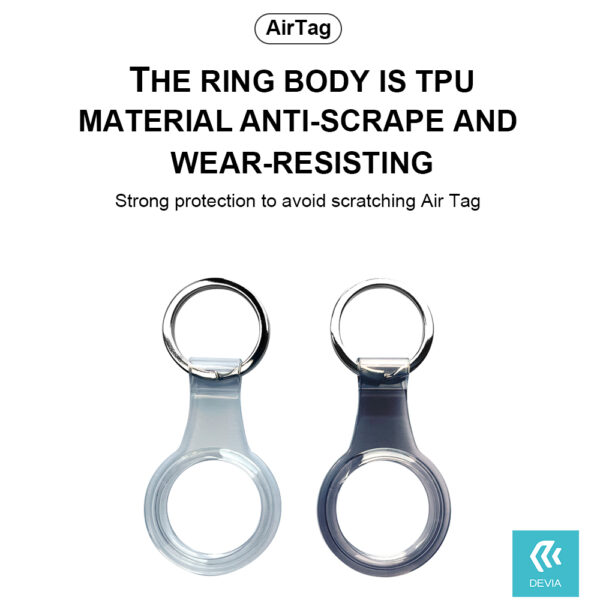DEVIA AirTag silicon Key Ring Tawny