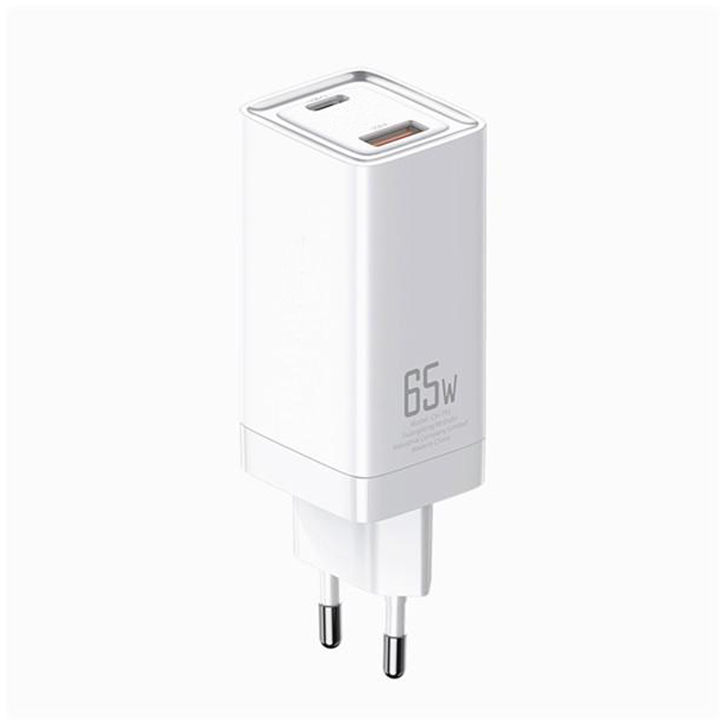 DEVIA Extreme speed GaN PD + QC4.0 Mini quick charger White (EU,65W)