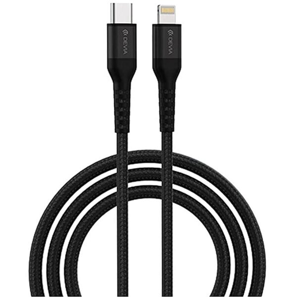 DEVIA Gracious Series PD Cable For Lightning Black (5V, 3A, 1.5M)