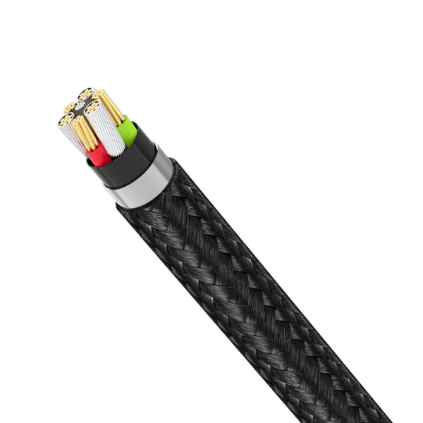 DEVIA Gracious Series data Cable for Lightning Black (5V,2.4A 1M)