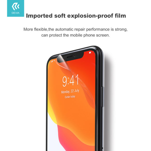 DEVIA Intelligent TPU soft  privacy protector front film (20pcs) black for Mobile Phone