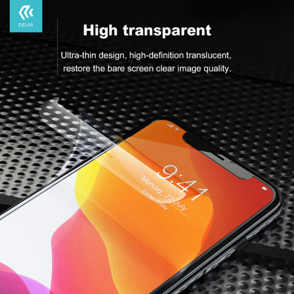 DEVIA Intelligent TPU soft  privacy protector front film (20pcs) black for Mobile Phone