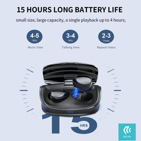DEVIA Joy A9 series TWS game wireless earphone Black