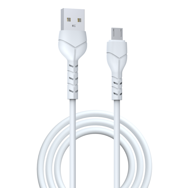 DEVIA Kintone Series Cable for Micro USB White (5V 2.1A, 1M)