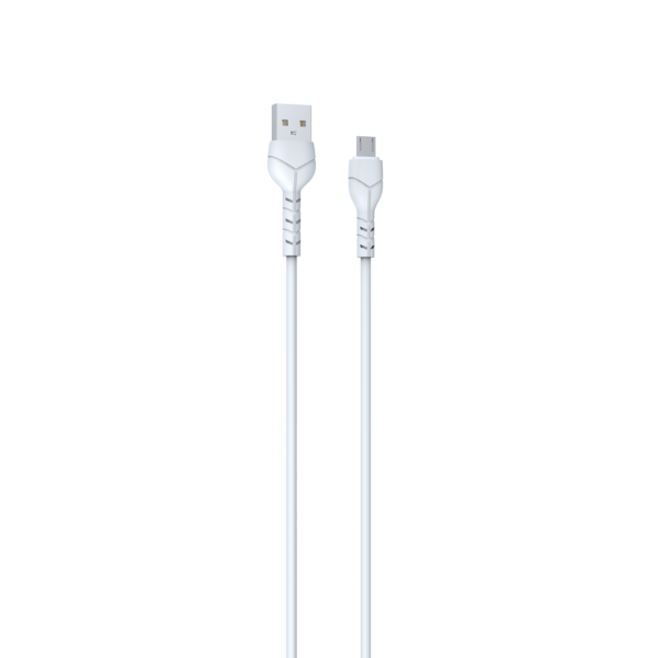 DEVIA Kintone Series Cable for Micro USB White (5V 2.1A, 1M)