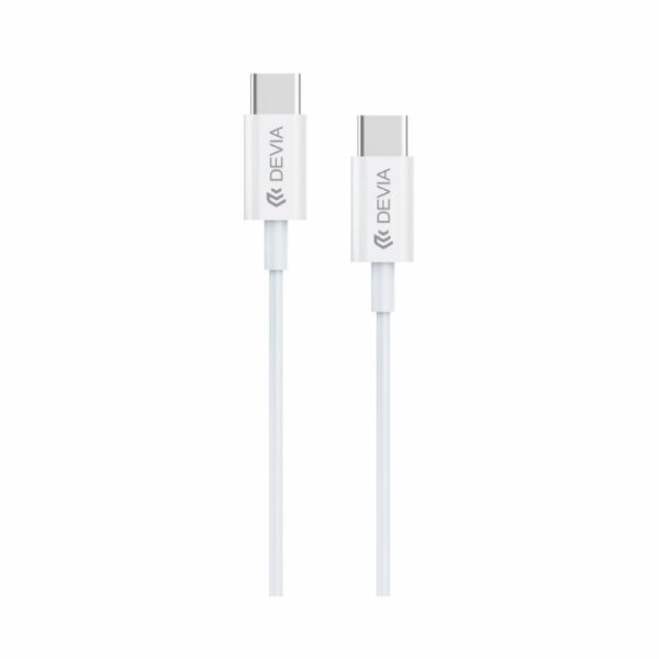 DEVIA Smart Series PD Cable for Type-c White (20V 3A 60W)