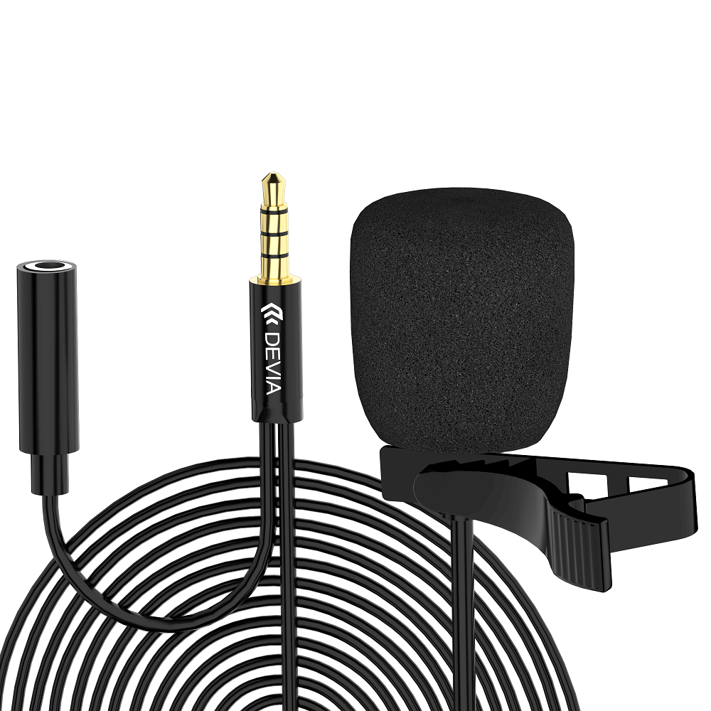 DEVIA Smart Series Wired Microphone (3.5mm) Black