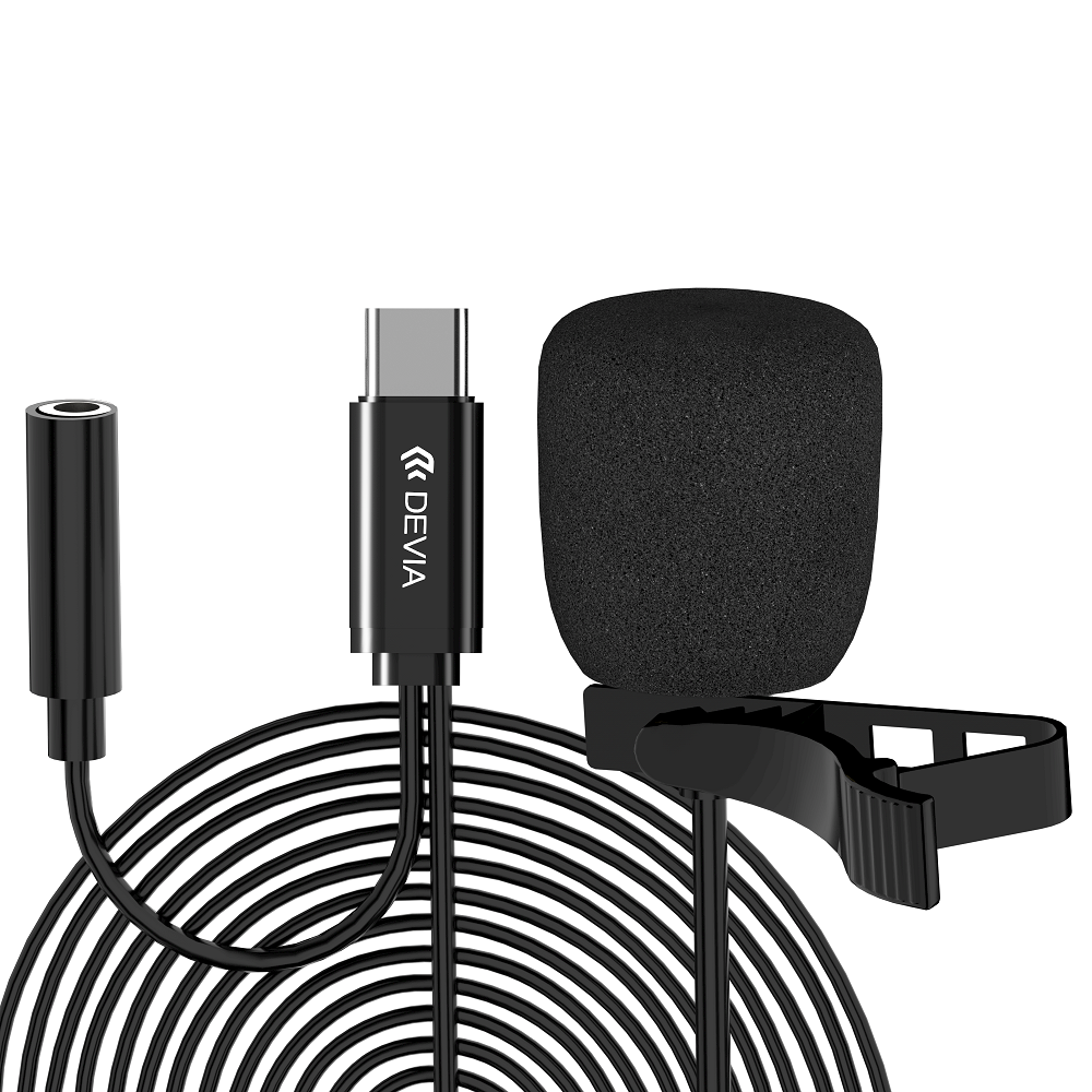 DEVIA Smart Series Wired Microphone (Type-C) Black