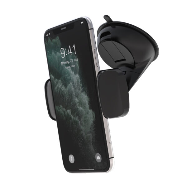 DEVIA Universal suction pad car mount V2 Black