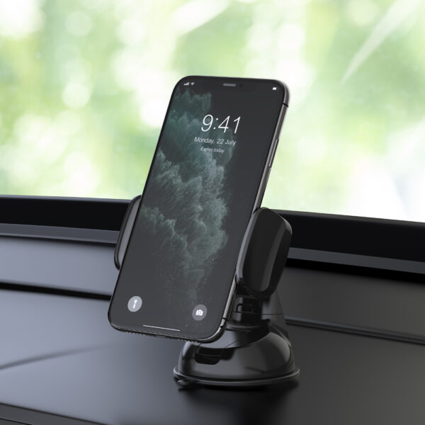 DEVIA Universal suction pad car mount V2 Black