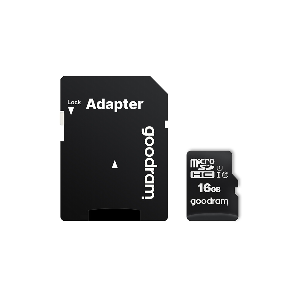 GOODRAM ΚΑΡΤΑ microSD HC 16GB + SD Adapter UHS-1 Class10