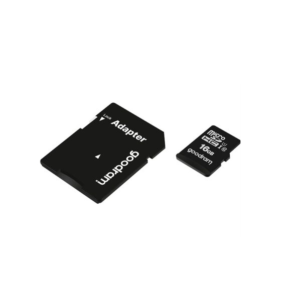 GOODRAM ΚΑΡΤΑ microSD HC 16GB + SD Adapter UHS-1 Class10