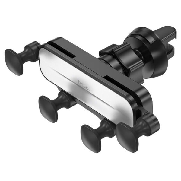 HOCO - CA102 Manner Car holder for air outlet Black Silver