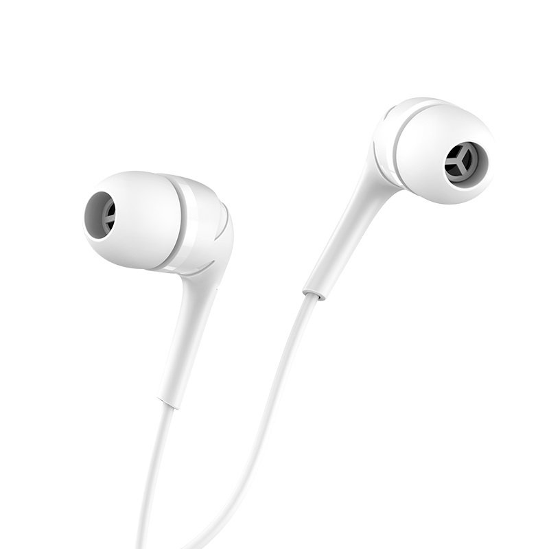 HOCO - M40 STEREO WIRED EARPHONES HANDS FREE WHITE