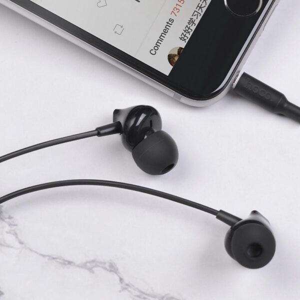 HOCO - M60 STEREO WIRED EARPHONES HANDS FREE BLACK