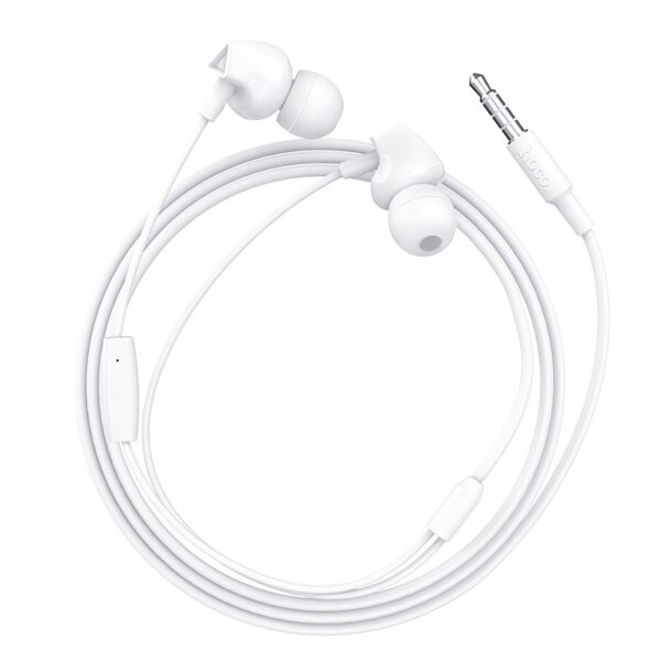 HOCO - M60 STEREO WIRED EARPHONES HANDS FREE WHITE