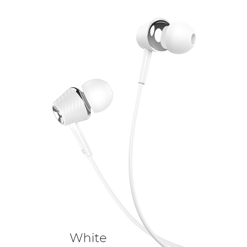 HOCO - M70 STEREO WIRED EARPHONES HANDS FREE WHITE