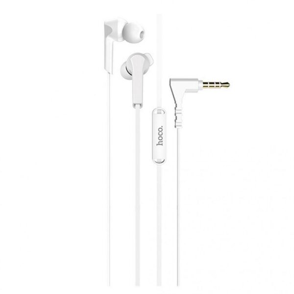 HOCO - M72 ADMIRE STEREO WIRED EARPHONES HANDS FREE WHITE