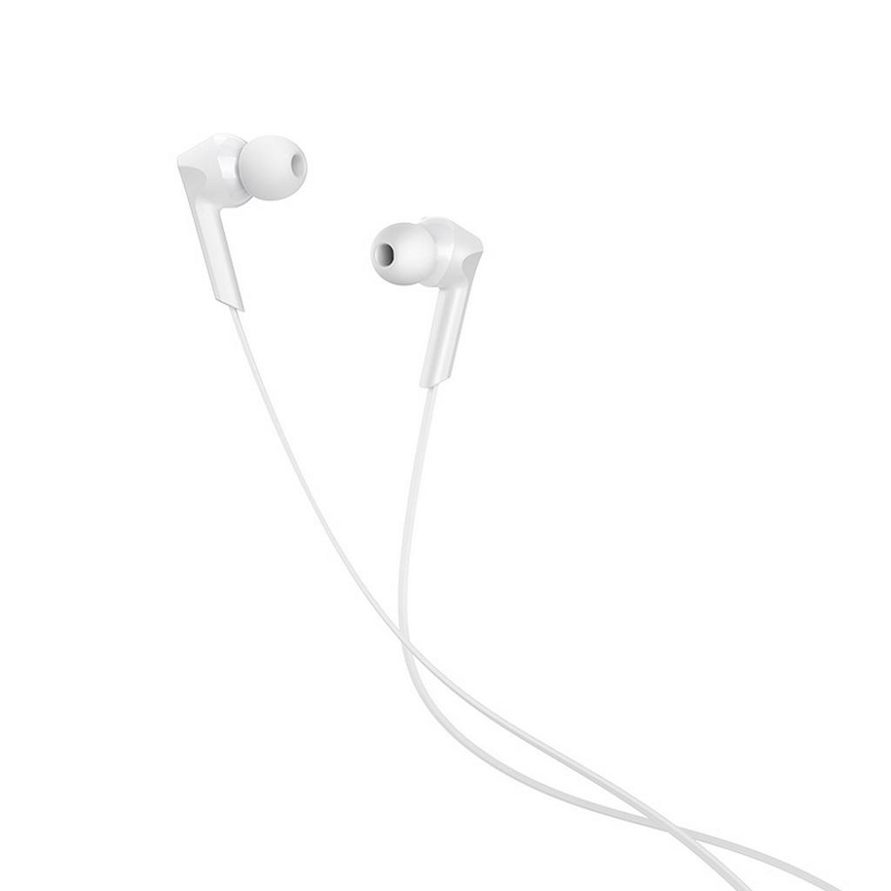 HOCO - M72 ADMIRE STEREO WIRED EARPHONES HANDS FREE WHITE
