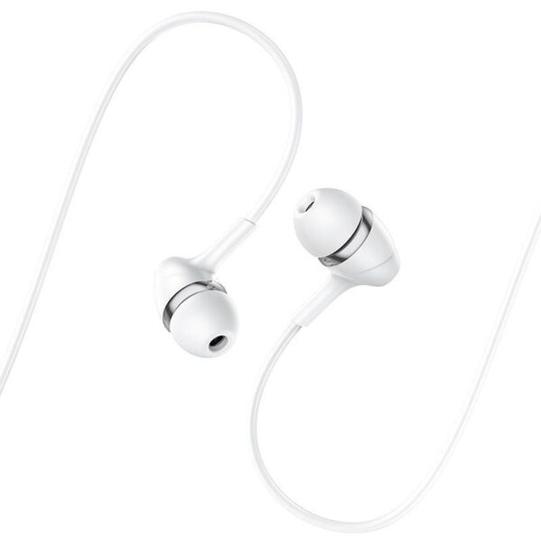HOCO - M76 STEREO WIRED EARPHONES HANDS FREE MAYA WHITE