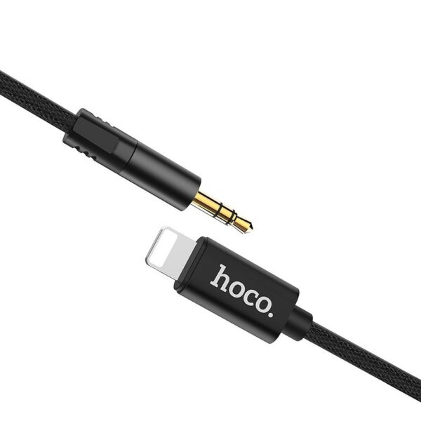 HOCO - UPA13 AUX AUDIO CABLE 3,5mm TO LIGHTNING BLACK