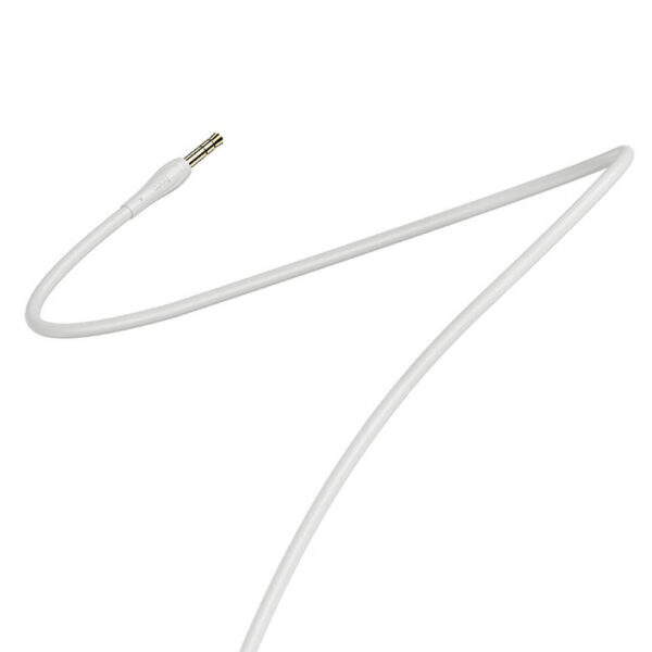 HOCO - UPA14 3.5MM MALE TO 3.5MM MALE CORNER CABLE 1Μ LIGHT GRAY