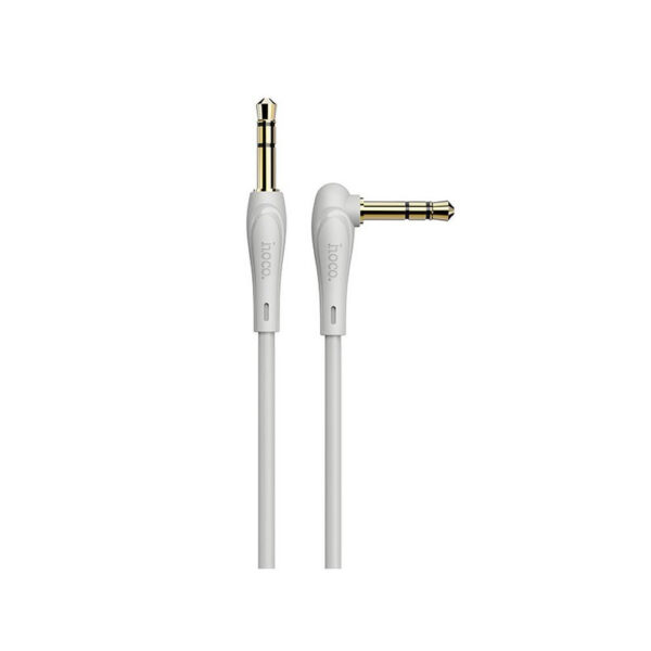 HOCO - UPA14 3.5MM MALE TO 3.5MM MALE CORNER CABLE 1Μ LIGHT GRAY