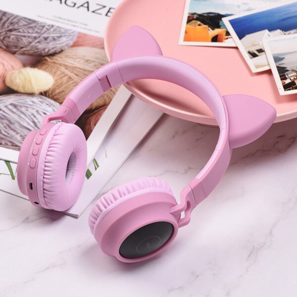 HOCO - W27 CAT EAR BLUETOOTH HEADPHONES PINK