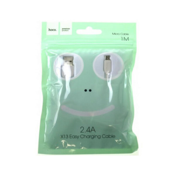 HOCO - X13 DATA CABLE MICRO USB 1m WHITE