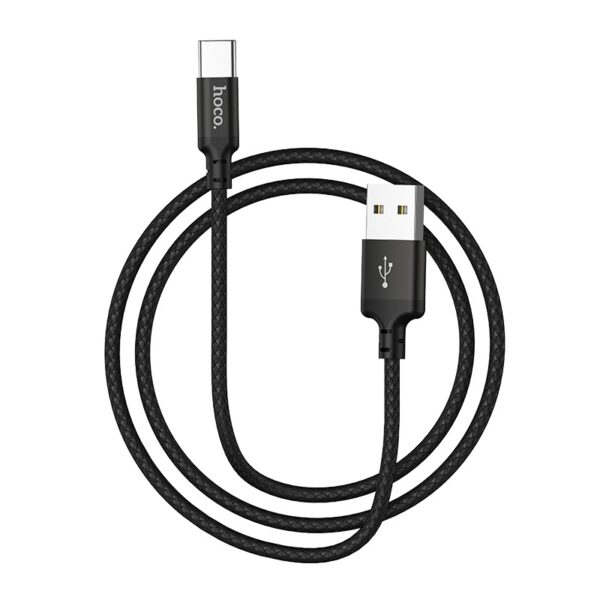 HOCO - X14 DATA CABLE Type C 2m BLACK