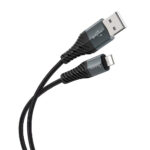 HOCO - X38 COOL QUICK CHARGE DATA CABLE LIGHTNING 2.4A 1m BLACK