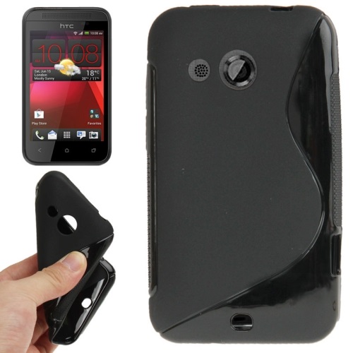 HTC Desire 200 -  ΣΙΛΙΚΟΝΗΣ S-CASE ΜΑΥΡΗ